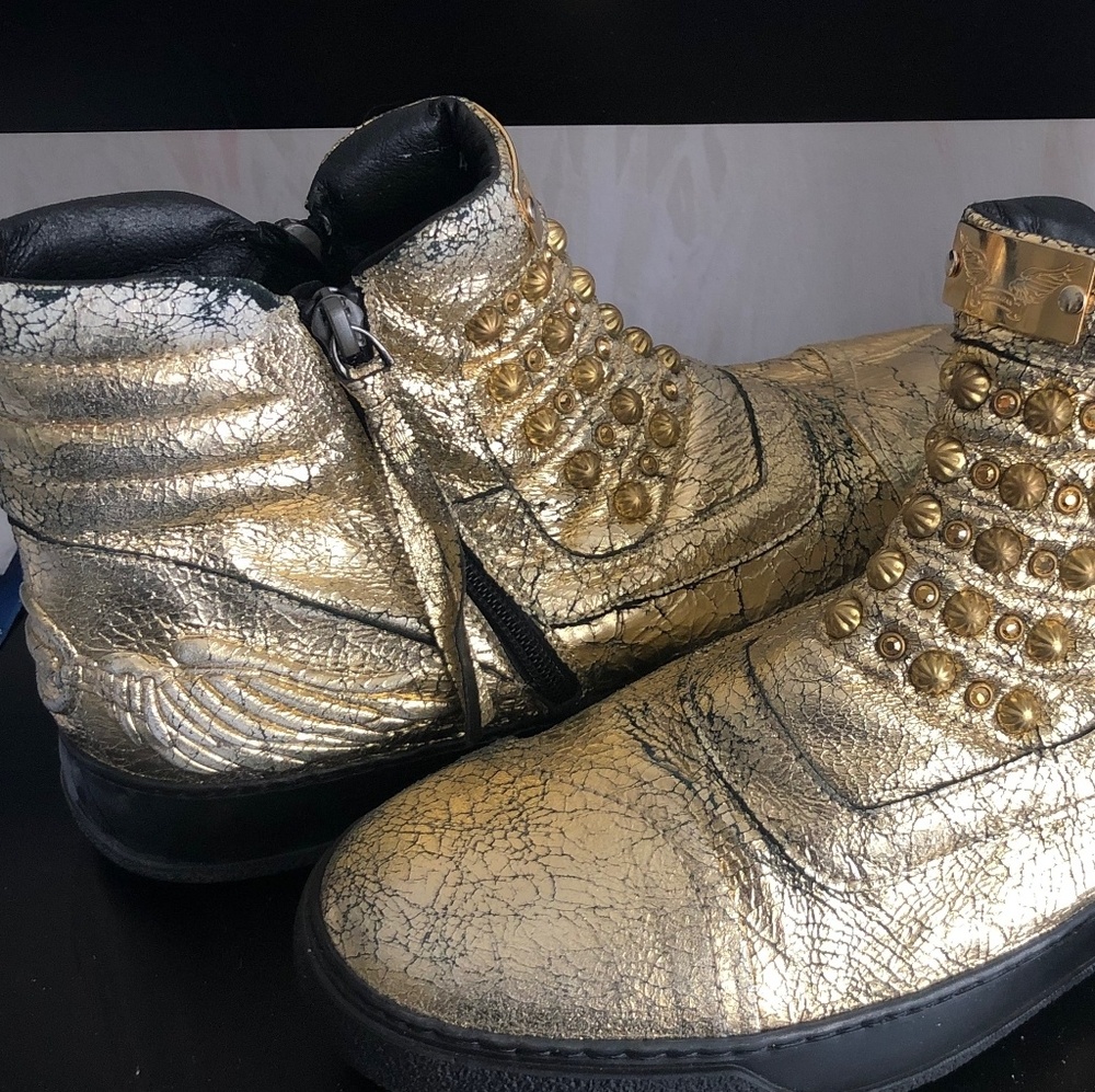 Robinsjean gold crackle studd